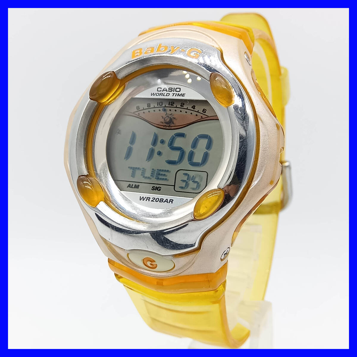 401 美品 送料無料【電池交換済】カシオ★CASIO★BABY-G★ベビージー★BGR-260★Baby-Gファンの方/腕時計/デジタル/クォーツ 拍卖