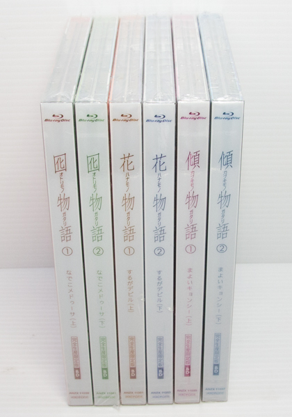 花物語、傾物語、囮物語、6巻セット Blu-ray拍卖