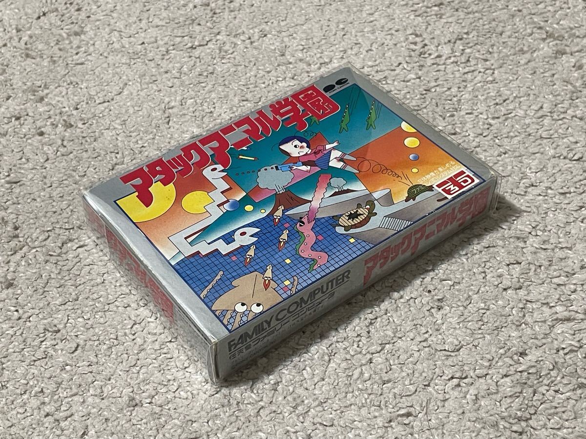 あの3Dシューティングの名作に酷似したバカゲー!? 美品 アタックアニマル学園 箱説付き拍卖