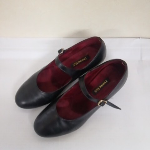 ★【中古品】Dancing T&C(ダンシング ティーアンドシー) 靴 25センチ 黒 拍卖