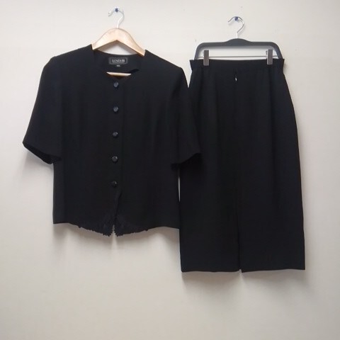 ★【古着】 東京ソワール LUNESOIR ブラックフォーマル(喪服) 9ABR(Mサイズ相当) 黒拍卖