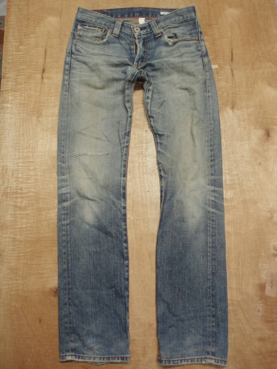 S7177メンズ【Levi's PR505】クラッシュ ジーンズ 30拍卖