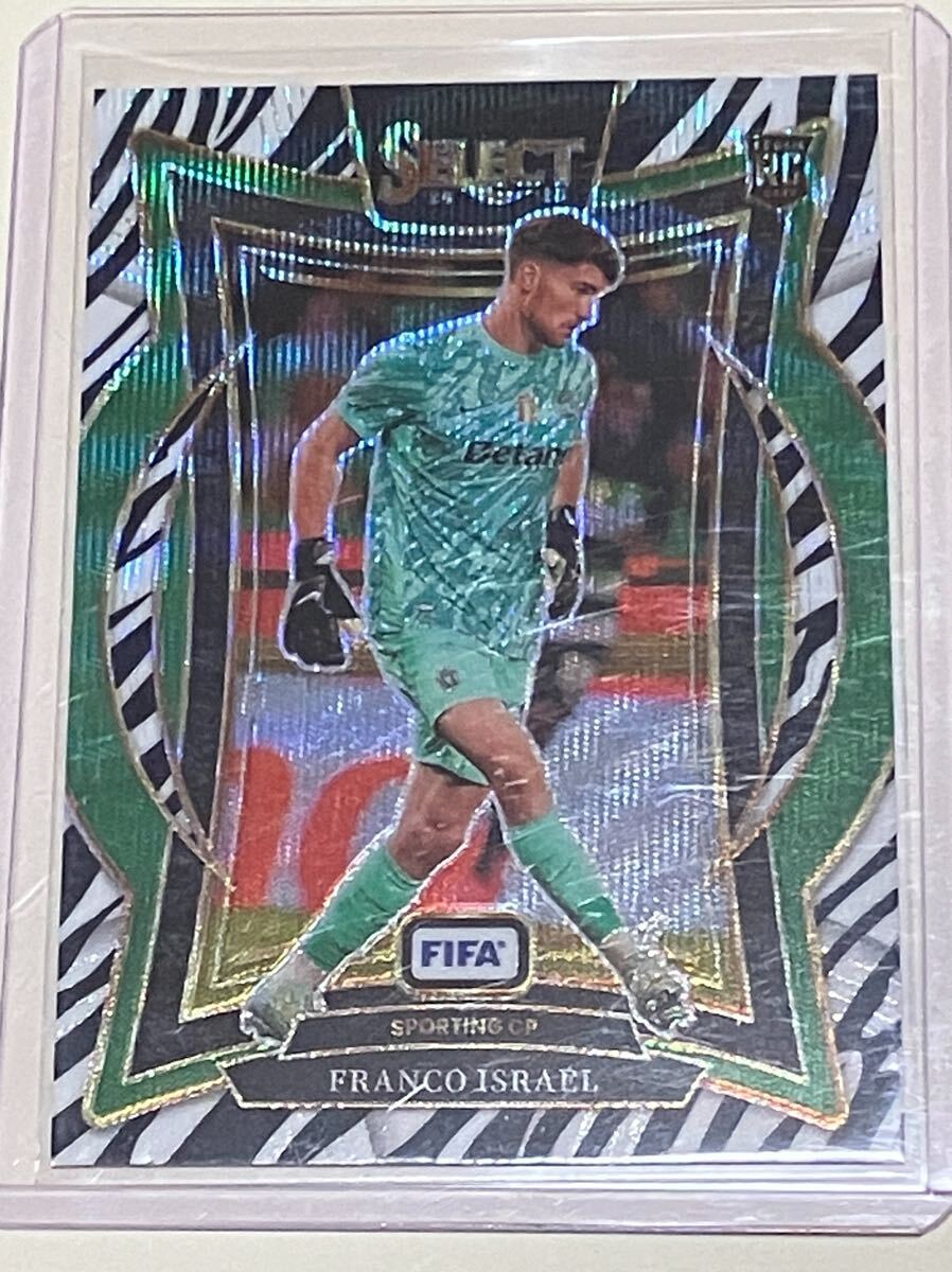 2024-25 Panini Select FIFA Soccer Zebra Prizm Franco Israel RC SP拍卖