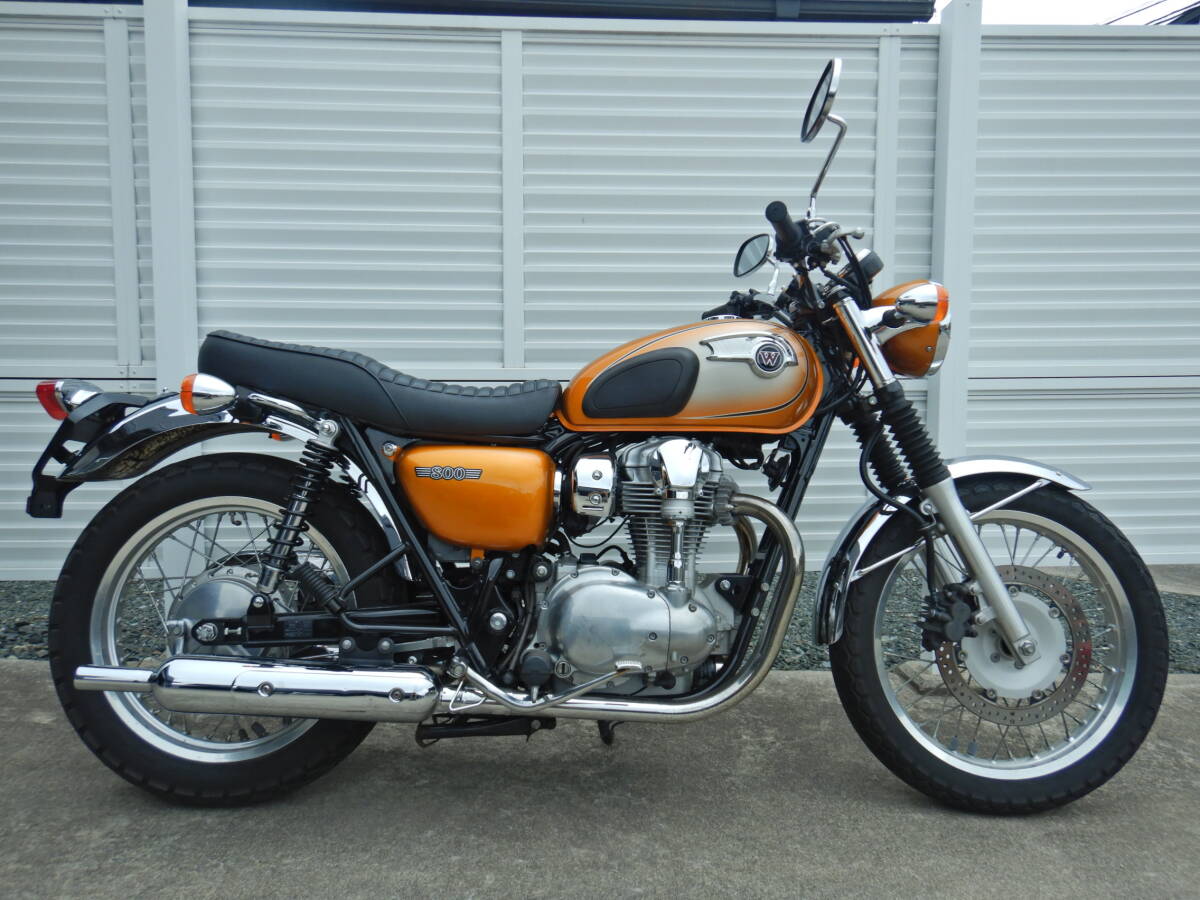 W800 ワンオーナー 走行4211キロ 凄くキレイな車両です 調子OK 、愛知県豊川市拍卖