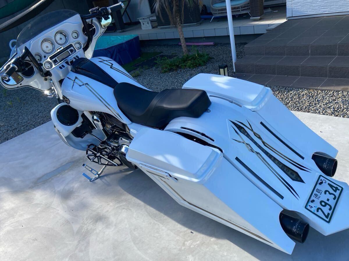 金額交渉可 ハーレー ツーリング ストグラ FLHX バガー 15013km チューニング バックギア 車検令和9年4月 ウルトラ ロード 拍卖