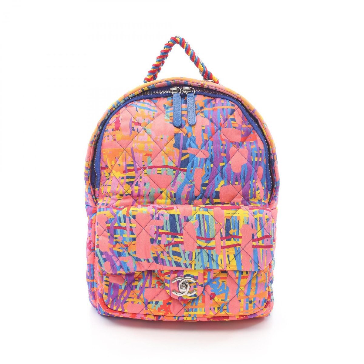 シャネル ブランドオフ CHANEL ナイロン リュックサック バックパック キャンバス 中古 レディース拍卖