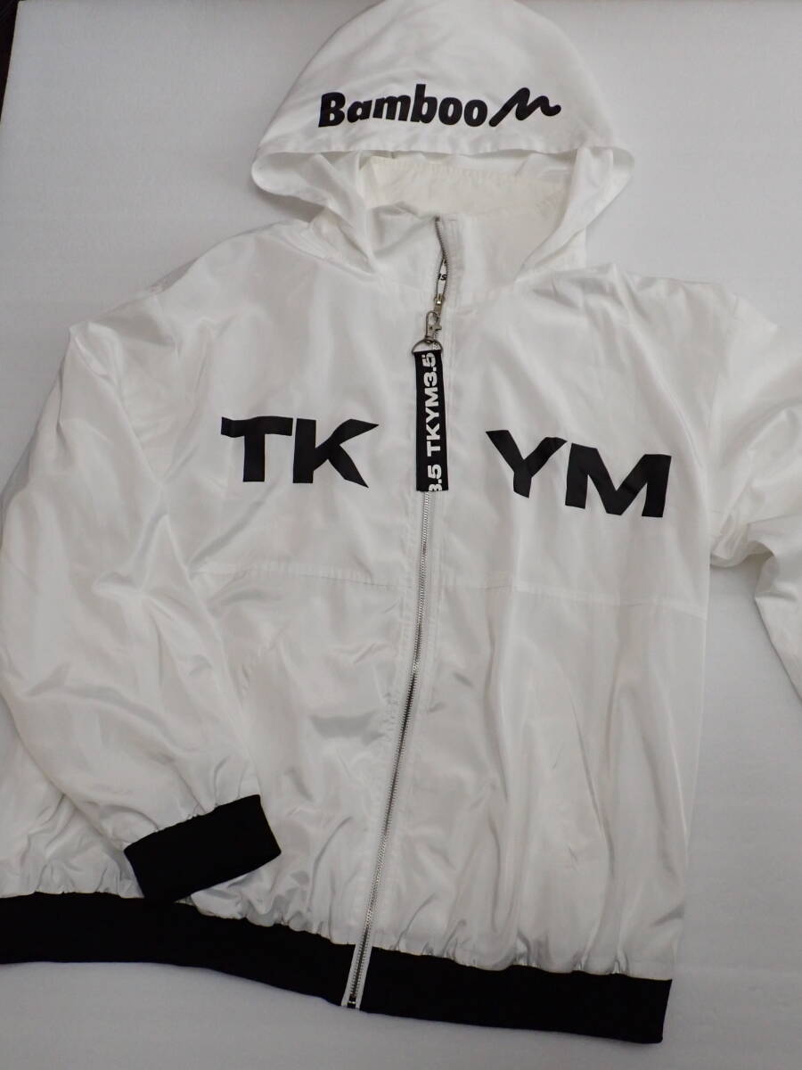 たけやま3.5×スピンズ ナイロンジャケット フリーサイズ ホワイト 定形外郵便全国一律920円 H10-MA拍卖