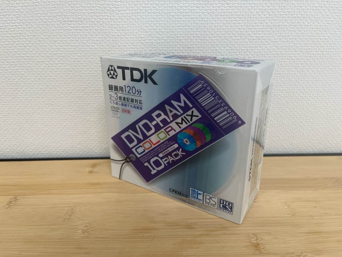【未使用・未開封品】TDK DVD-RAM 日本製 10枚組 DVD-RAM120CMX10U 120分 太陽誘電OEM 映像録画用 that's ザッツ 地デジ/BS/CS/CPRM拍卖