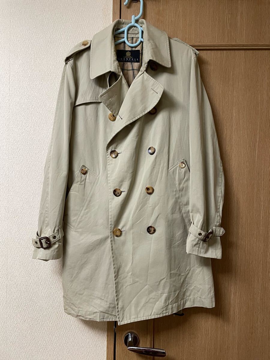 GRENFELL トレンチコート 38 ベージュ イギリス製拍卖
