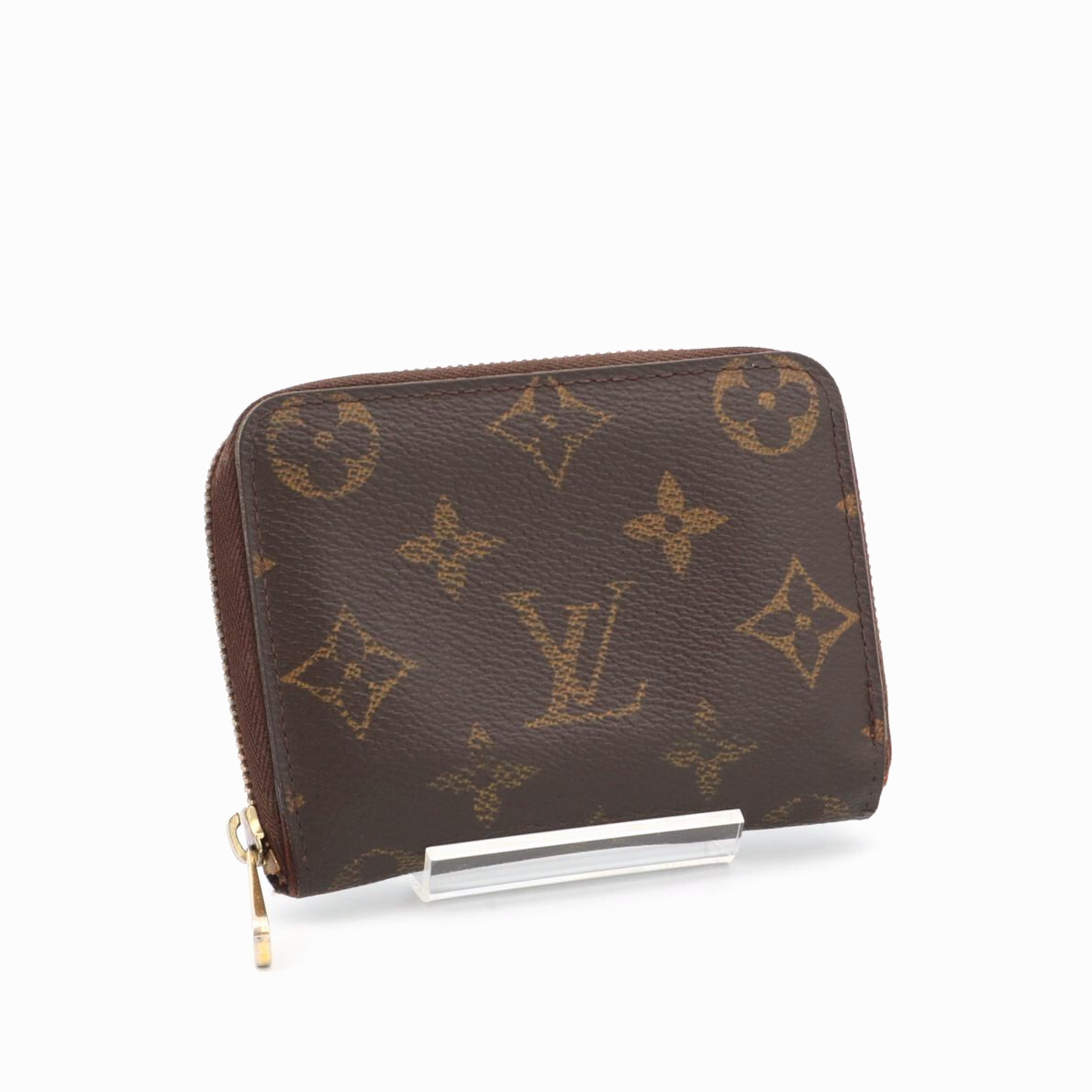 ルイヴィトン LOUIS VUITTON モノグラム ジッピーコインパース 財布 コインケース 小銭入れ ブラウン メンズ レディース レザー M60067拍卖
