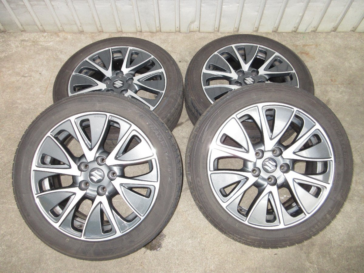 ※個人宅発送不可 スズキ SX4 S-CROSS 純正 17インチ タイヤホイール 4本 17×6.5J +50 5H TOYO 205/50 R17 中古品 (K拍卖
