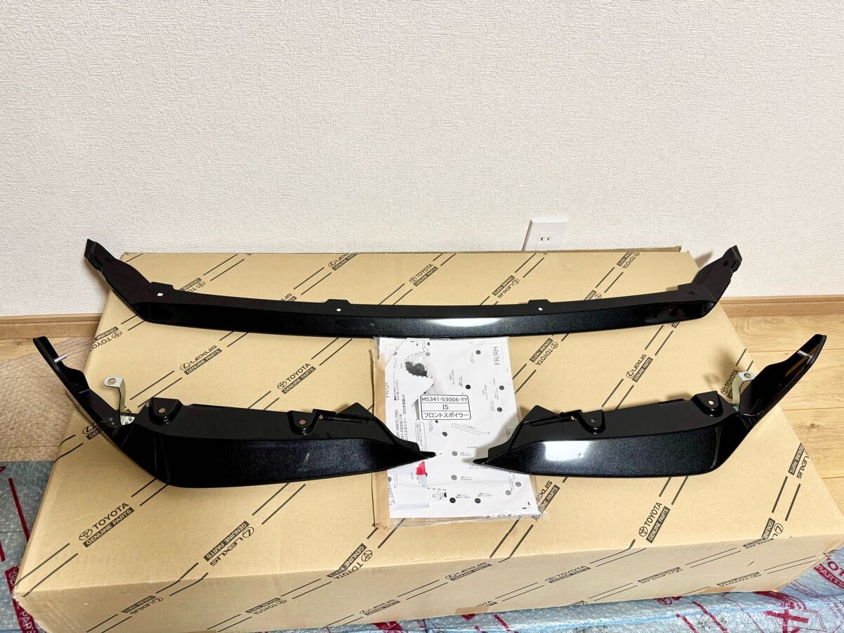 未使用に近い レクサス IS 30系 後期 TRD 純正 オプション フロント スポイラー エアロ Fスポーツ レクサスIS 300 350 300h拍卖
