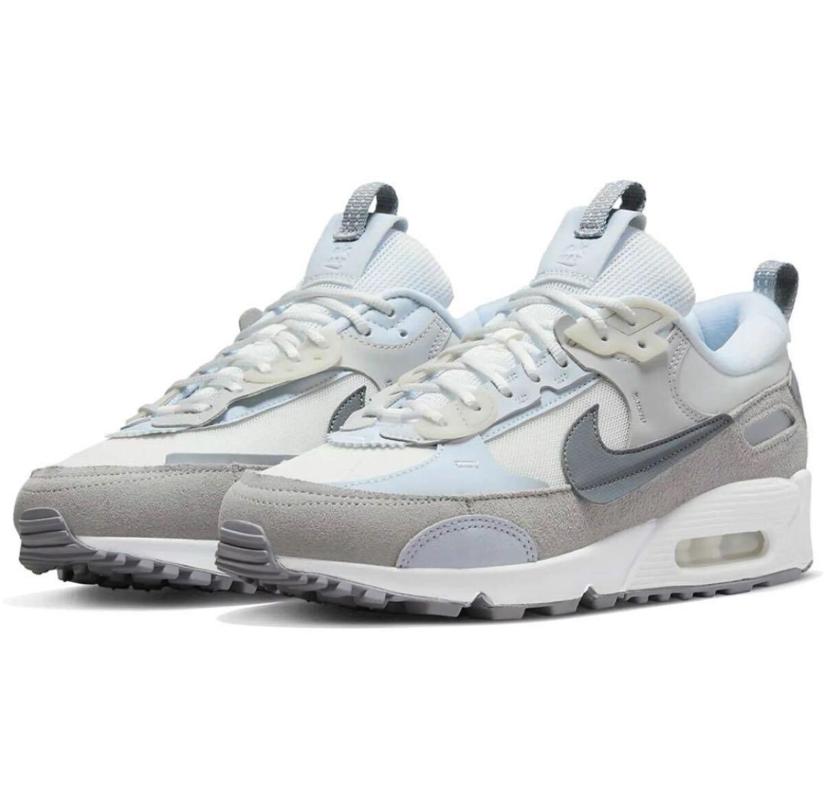 送料無料 新品Wナイキ エアマックス90FUTURA レディース27.5 メンズ27㎝拍卖