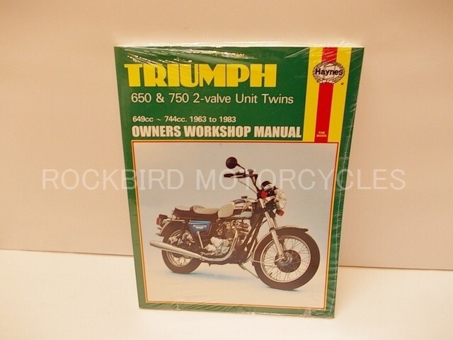 トライアンフ T120 TR6 T140 他ユニットツイン650cc ~ 750cc / 1963~1983年式 マニュアル拍卖