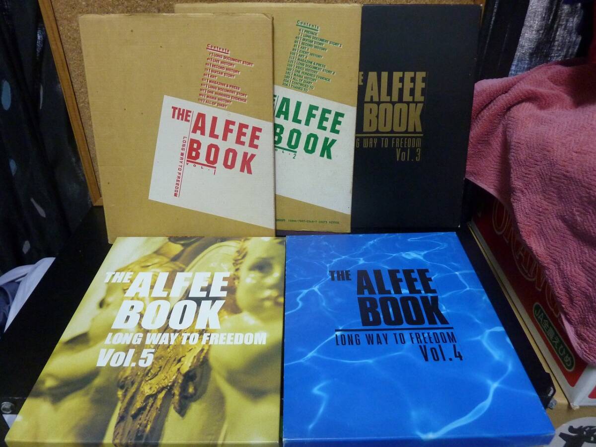 THE ALFEE THE ALFEEBOOK Vol.1~5 拍卖