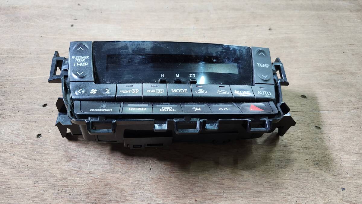 KAML★トヨタ H21 アルファード 240S★前期 純正 エアコンパネル★ヴェルファイア/TOYOTA/部品取り車拍卖