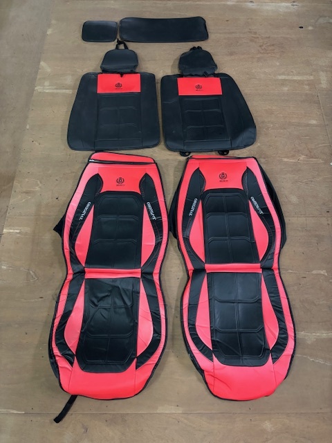 maMM★VOLVO C70 ボルボ★シートカバー 運転席 助手席 4枚セット イスカバー 座席シート/カブリオレ/部品取り車拍卖