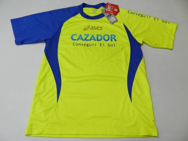 新品!■asics/アシックス製!【★フラッシュイエロー『CAZADOR/ハンター!』■定価2520円!】ウエア・ユニフォーム!/Lサイズ拍卖