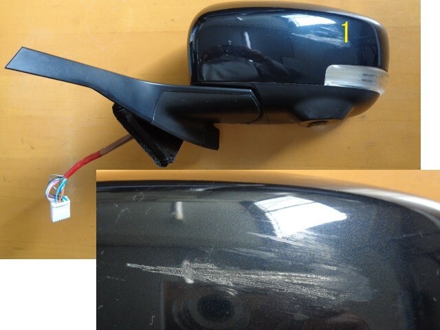 スズキ/ハスラー MR41S 左サイドミラーのみ 12P カメラ付(未テスト) ZJ3 No.861378 ※詳細不明拍卖