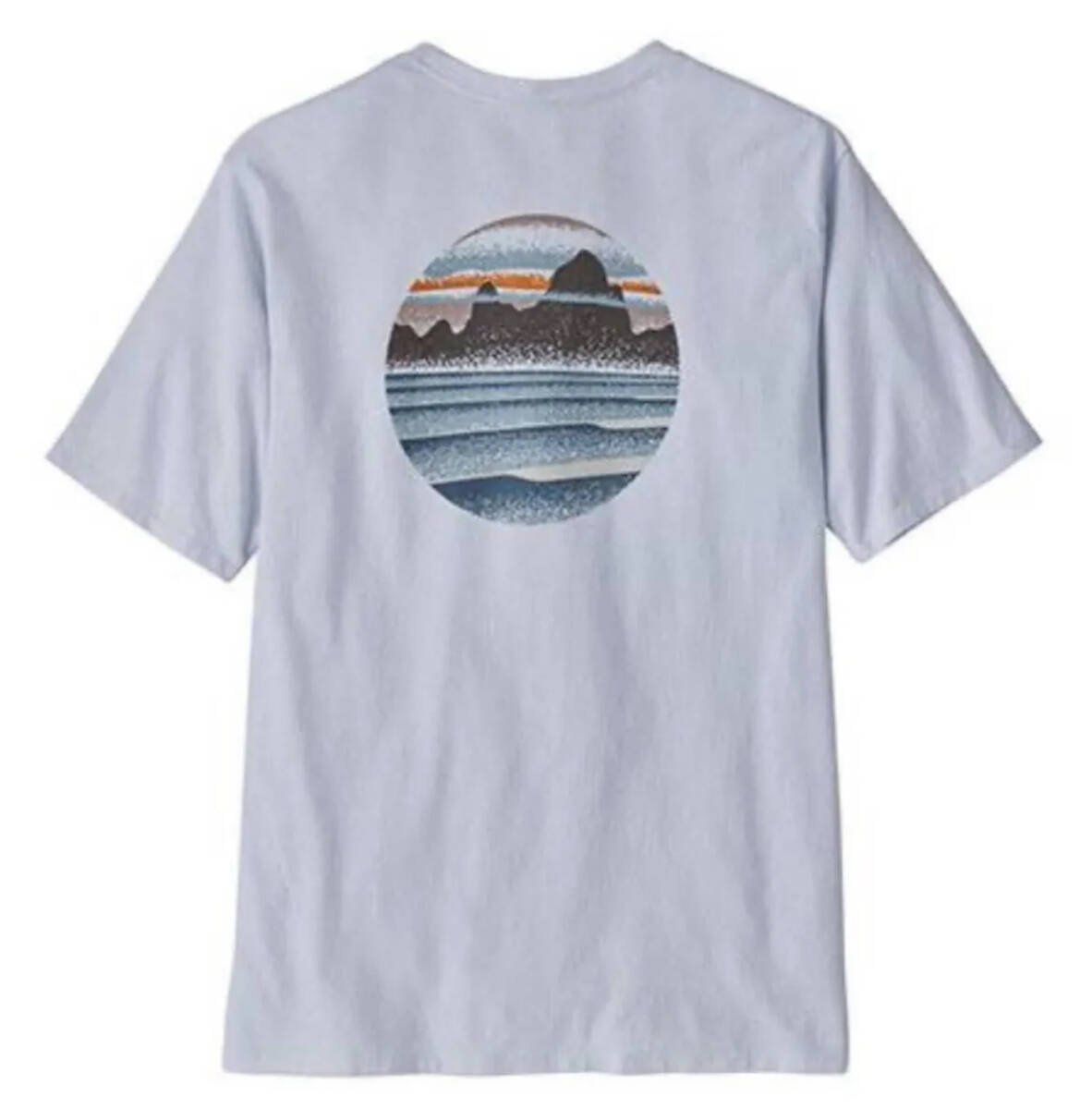 【着用3回のみ】Patagonia パタゴニア メンズスカイラインステンシルレスポンシビリティー ホワイト Sサイズ 完売モデル拍卖