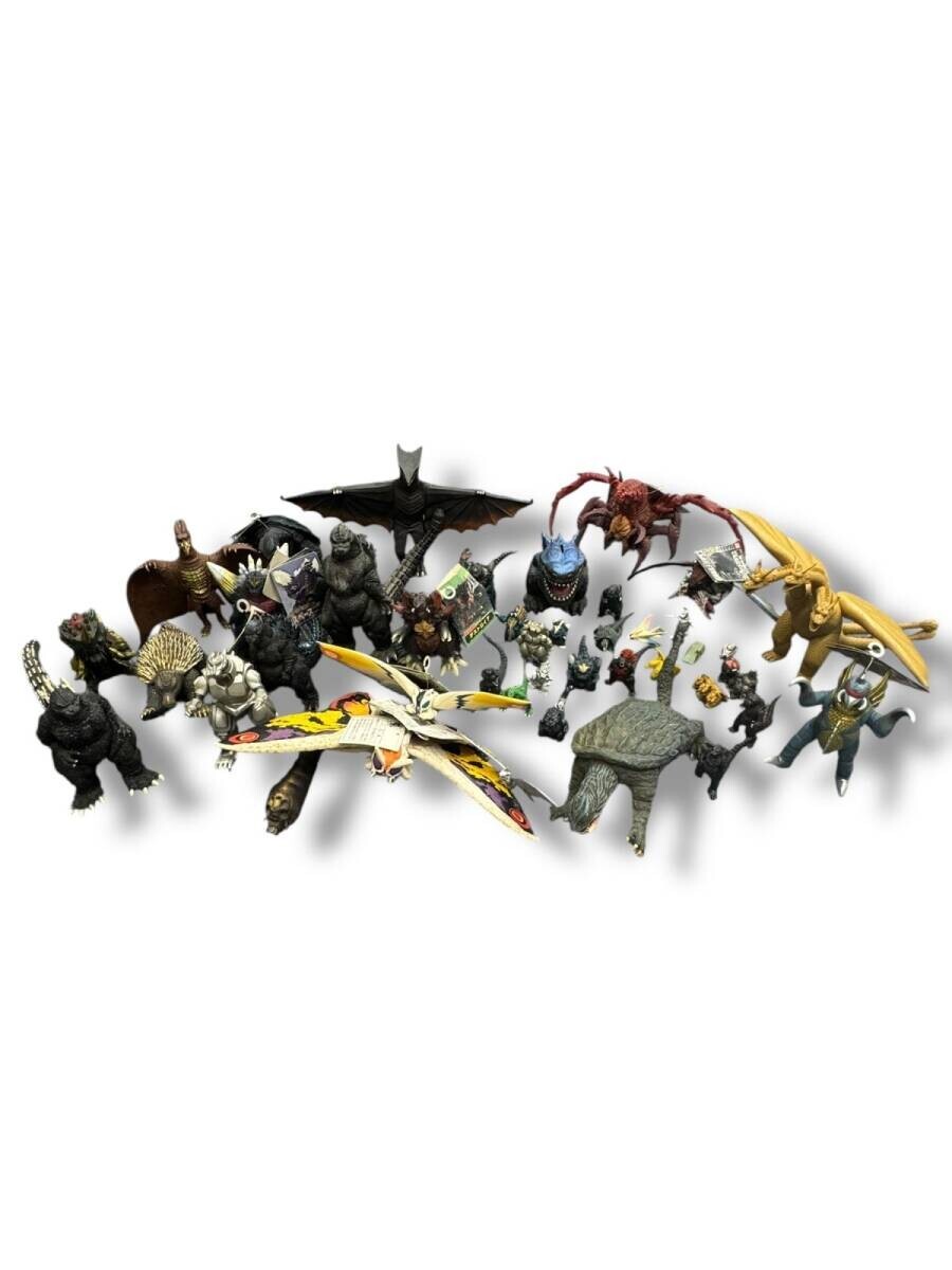 【100】241125-534-341 TY7700 東宝 映画 ゴジラ 怪獣 ソフビ 映画版 当時品 美品 おまとめ コレクター品 まとめ大量拍卖
