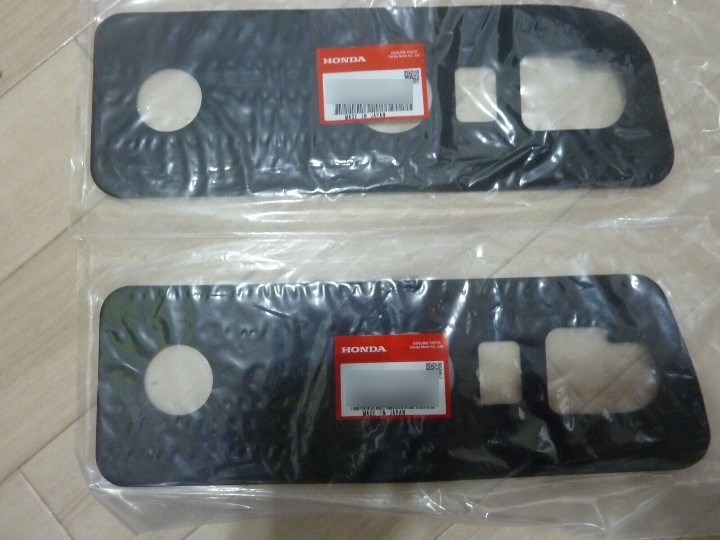 未使用 ホンダ 純正 CR-X ベース ガスケット 2個 左右 セット テールランプ 水漏れ パッキン EF6 EF7 EF8 SiR HONDA Genuine base gasket拍卖