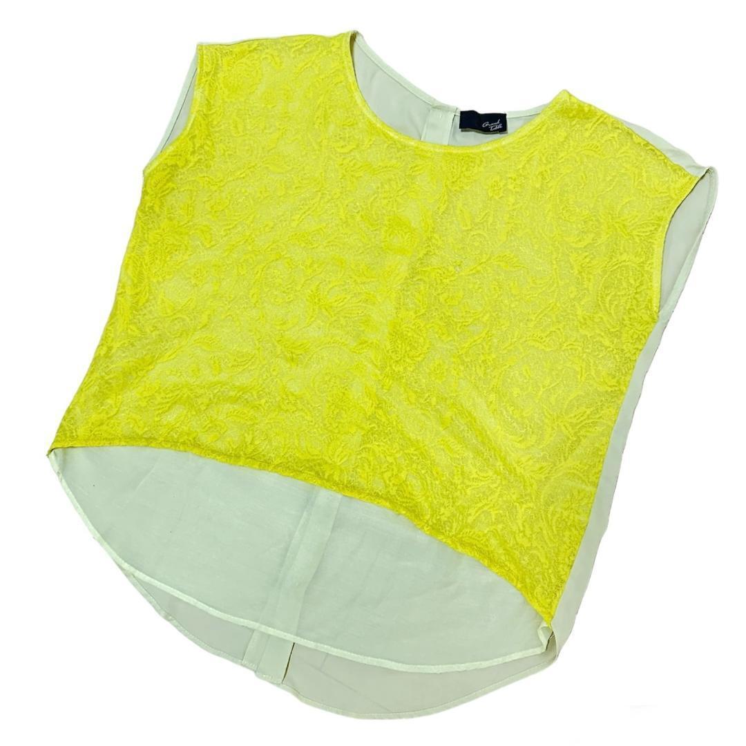 GRANDTABLE ブラウス フロントレース カットソー 半袖 38拍卖