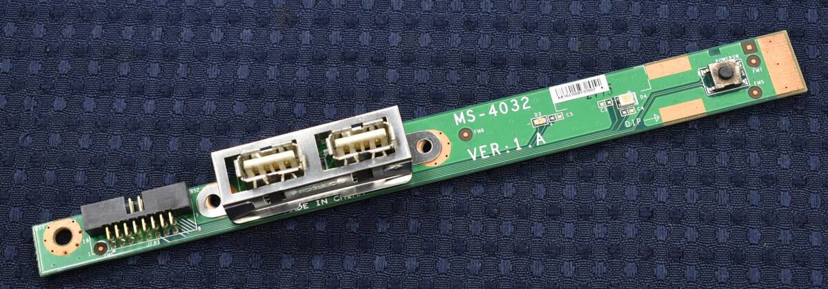 NEC Mate 用パーツ USB2.0 + 電源スイッチ基盤 MS-4032 中古動作品:Z05*03拍卖