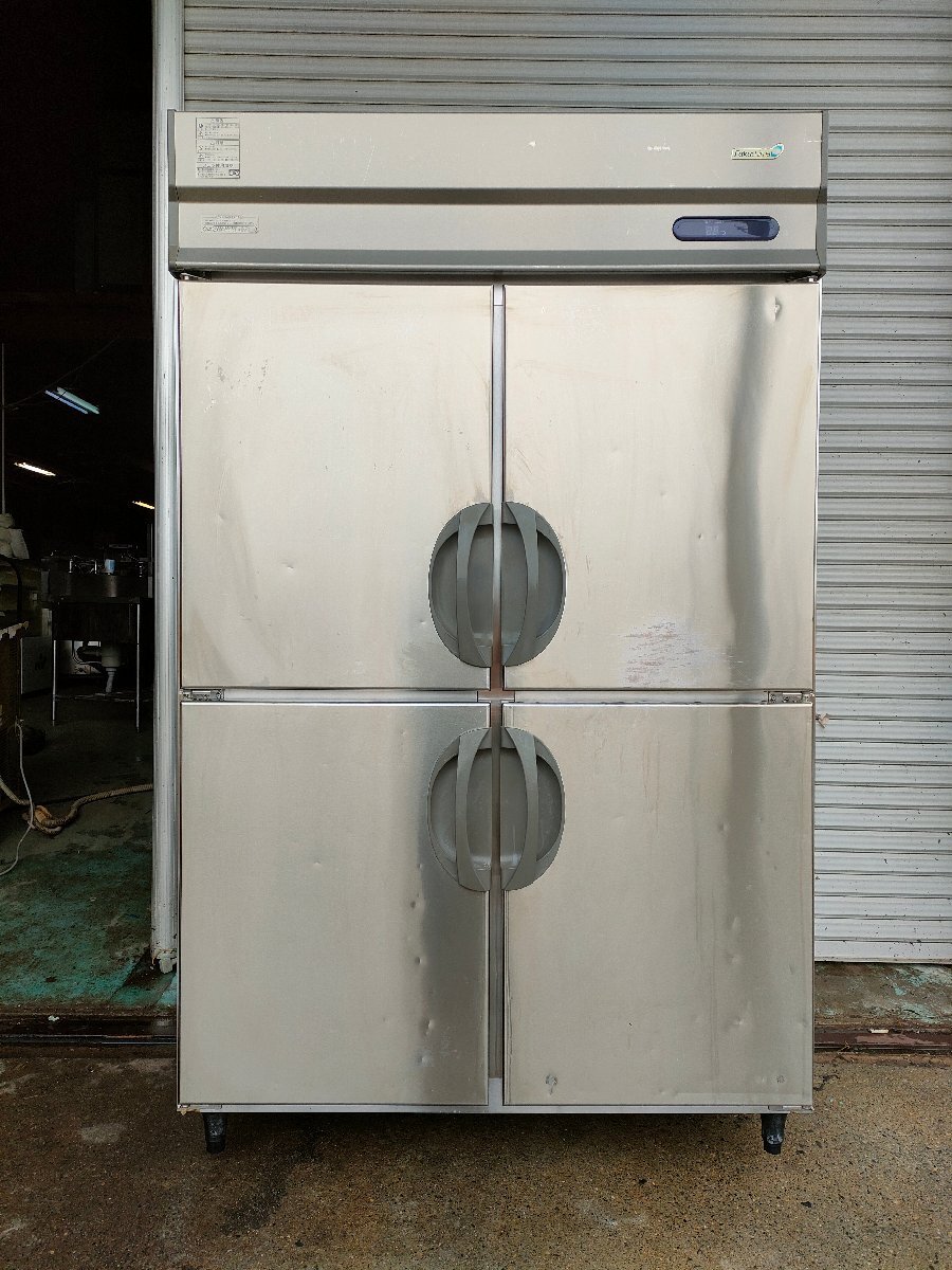 ΦOΦ フクシマ 4面冷蔵庫 URD-120RM6 2013年製 W1200×D800×H1900 業務用 厨房機器 中古 Y-230103拍卖