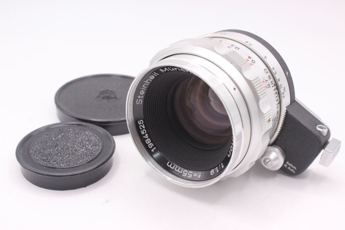 ★美品★Steinheil Munchen Auto-Quinon 55mm F1.9 《キャップ 付き》 #0036300046 RO2293拍卖