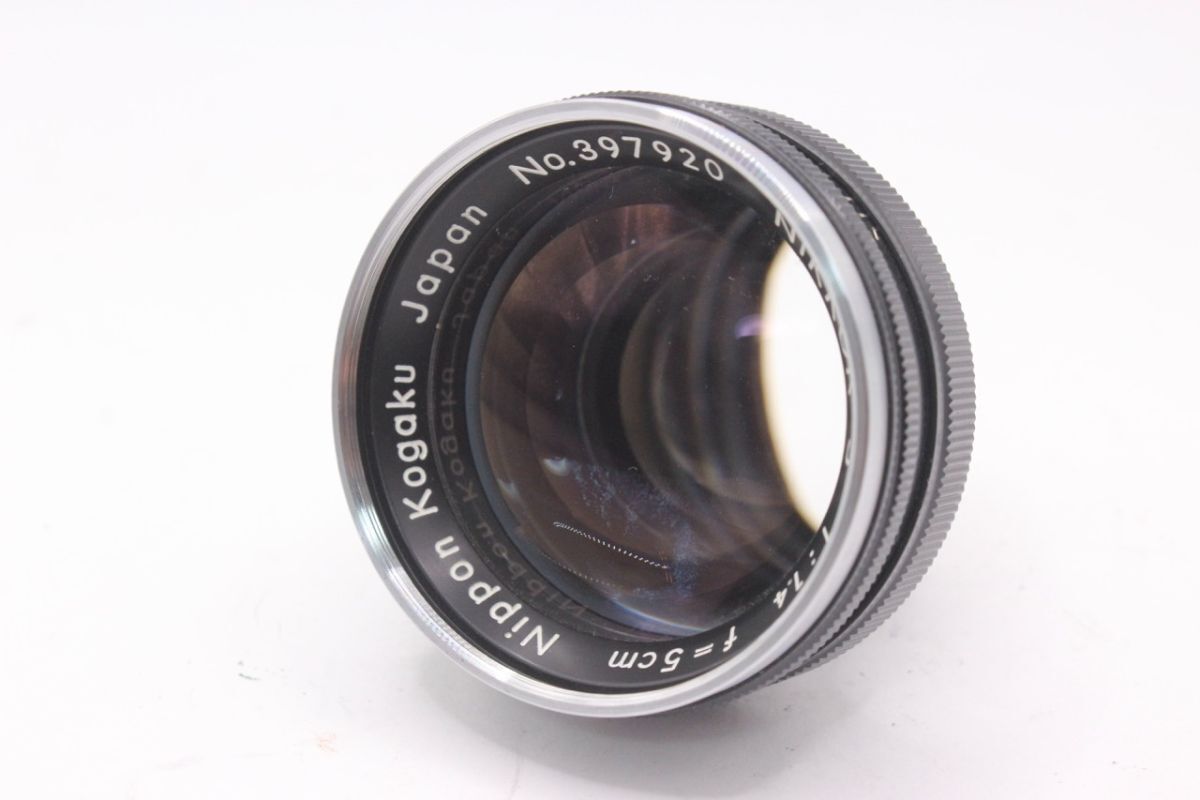 ★良品★日本光学 Nippon Kogaku NIKKOR-S 5cm F1.4 Sマウント #0083100023 RO2313拍卖