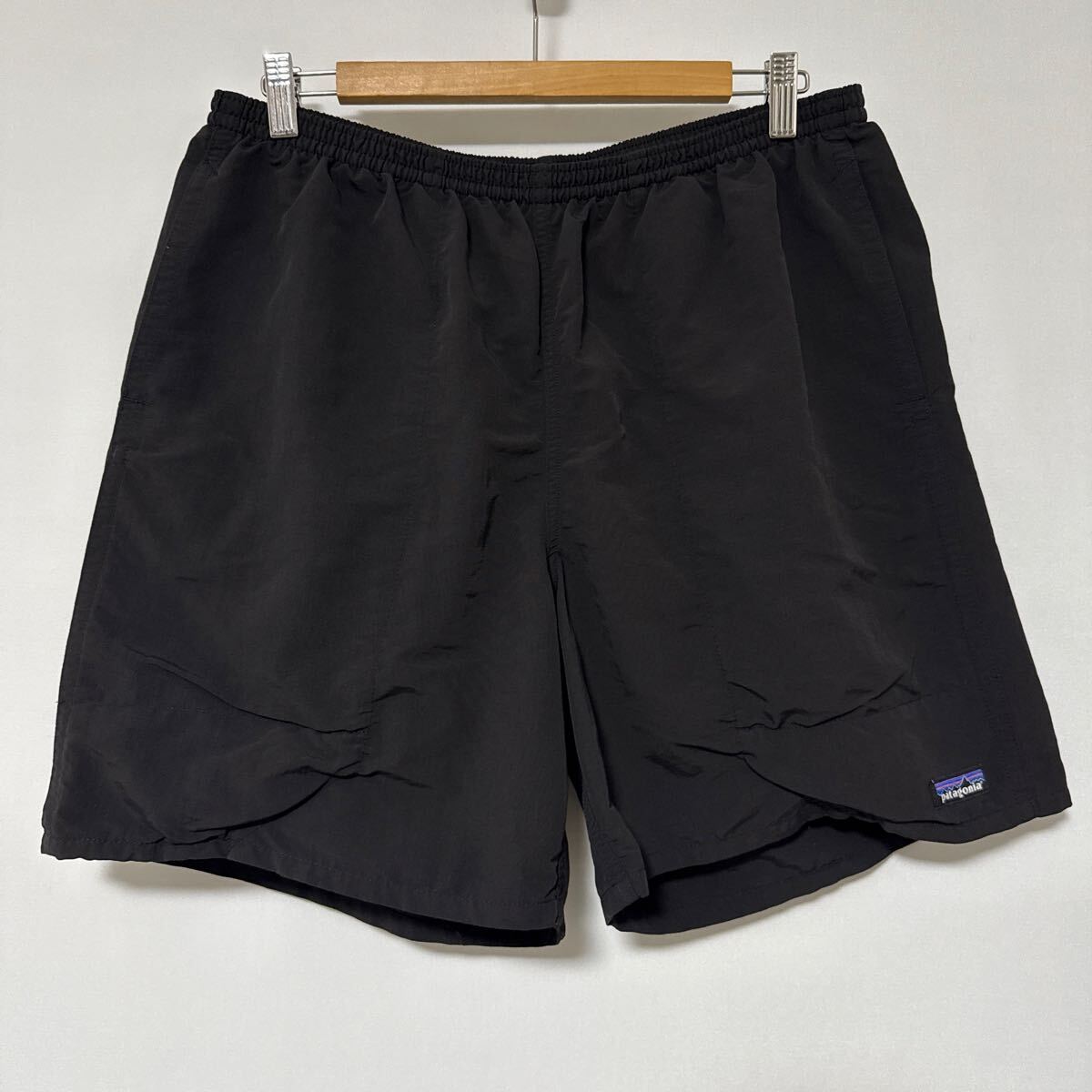 美品 2019 年 限定 人気カラー BLK ブラック パタゴニア バギーズ ショーツ L 7 インチ ロング long patagonia Baggies shorts 黒拍卖