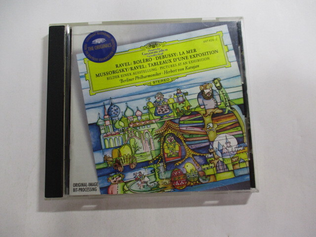 CD Ravel Bolero Debussy La Mer Mussorgsky/Ravel Tableaux D'une Exposition / Berliner Philharmoniker Herbert von Karajan拍卖