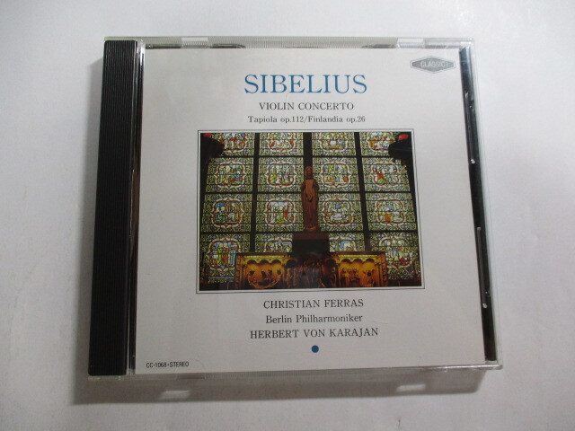 CD Sibelius / Violin Concerto Tapiola Op.112 Finlandia Op.26 / Christian Ferras / Herbert von Karajan拍卖