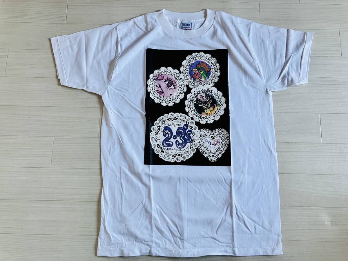 RCサクセションA⑲ Tシャツ L 白 WE LOVE 2・3'Sイマーノ'92 タグunited sports 野清志郎 新品 グッズ ロックバンド拍卖