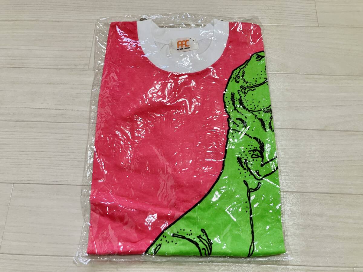 ストリートスライダーズ B⑤ Tシャツ 白×ピンク 1988 タグPOP ROCK COMPANY 新品 グッズ The Street Sliders ロックバンド拍卖