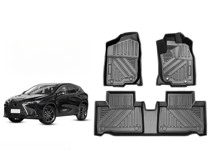 レクサスNX200NX300 2014 - 2021年 右ハンドル用 フロアマットフロント リア マット 1台分 3Pセット 防水 拍卖