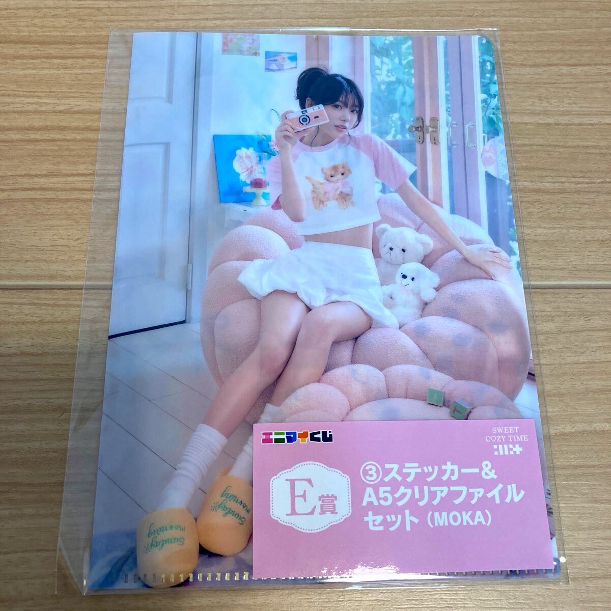 ILLIT アイリット エニマイくじ ステッカー&A5クリアファイルセット MOKA モカ E賞 クリアファイル ステッカーセット セブンイレブン拍卖