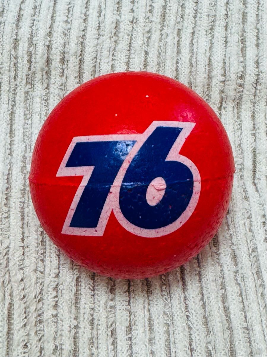 ⑦ 76アンテナストッパー レア物 赤ボール/ ユノカル ユニオン union unocal セブンティーンシックス ななろく ドジャーズ アンテナボール拍卖