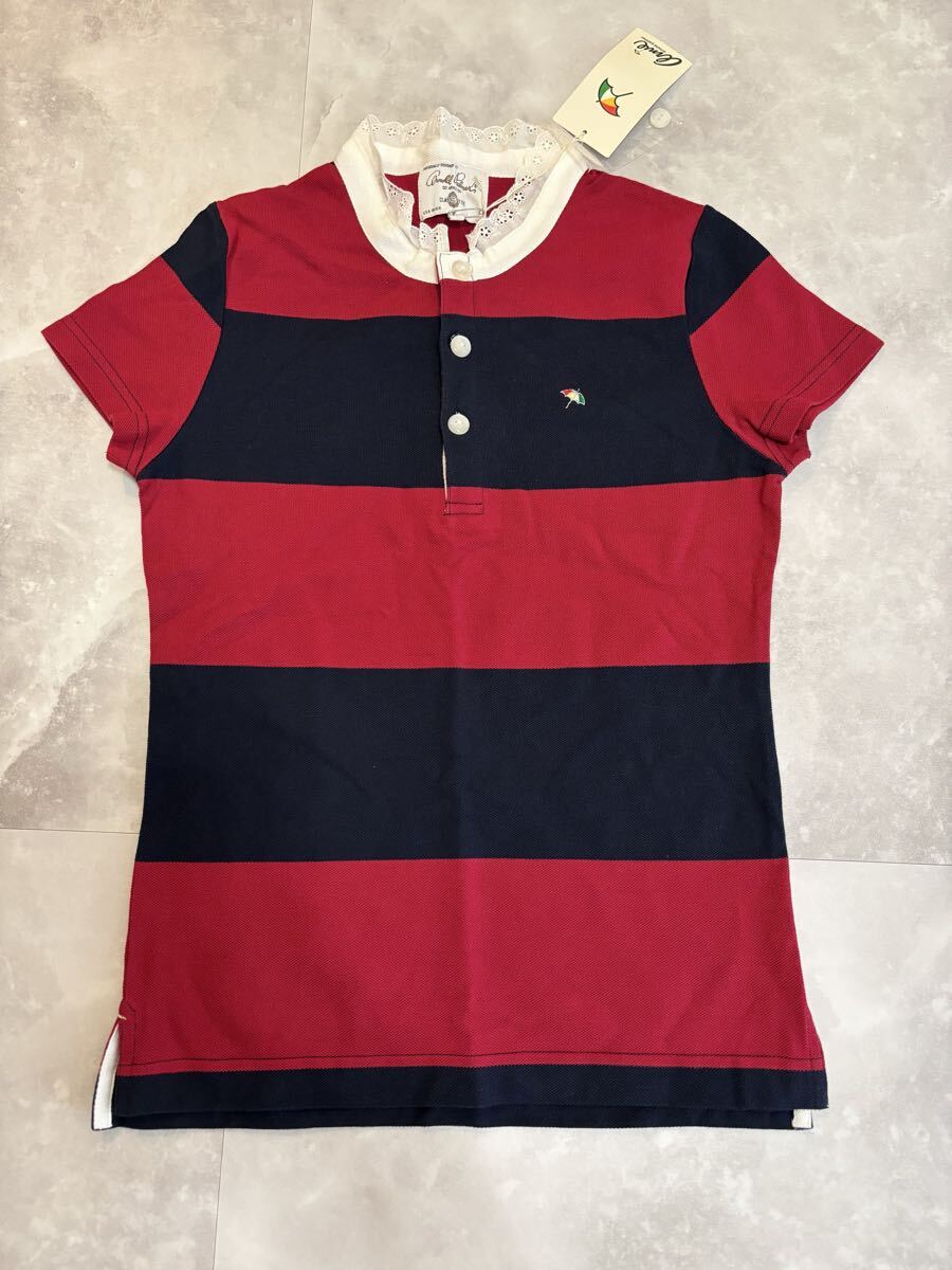 Arnold Palmer ストライプポロシャツ 半袖拍卖