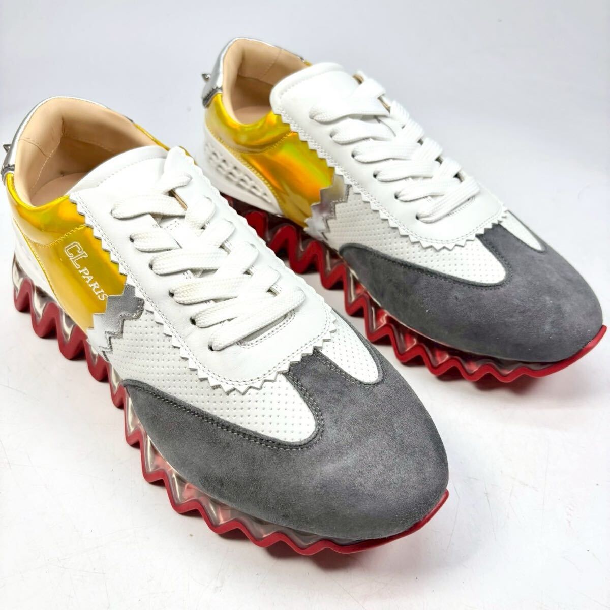 クリスチャンルブダン スニーカー ルビシャーク 41 1/2 25.5cm レディース 即決拍卖