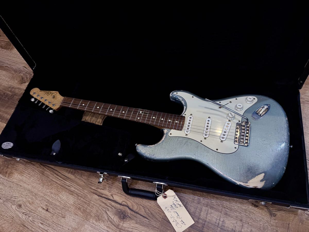 【J.W.Black Guitars】(made in USA)No.122!ストラトキャスター!ハードレリック!スコットヘンダーソンの直筆サイン入り!拍卖