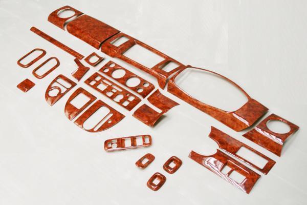 エブリィワゴン エブリィバン DA64W DA64V 茶木目調 3Dインテリアパネル 24P拍卖