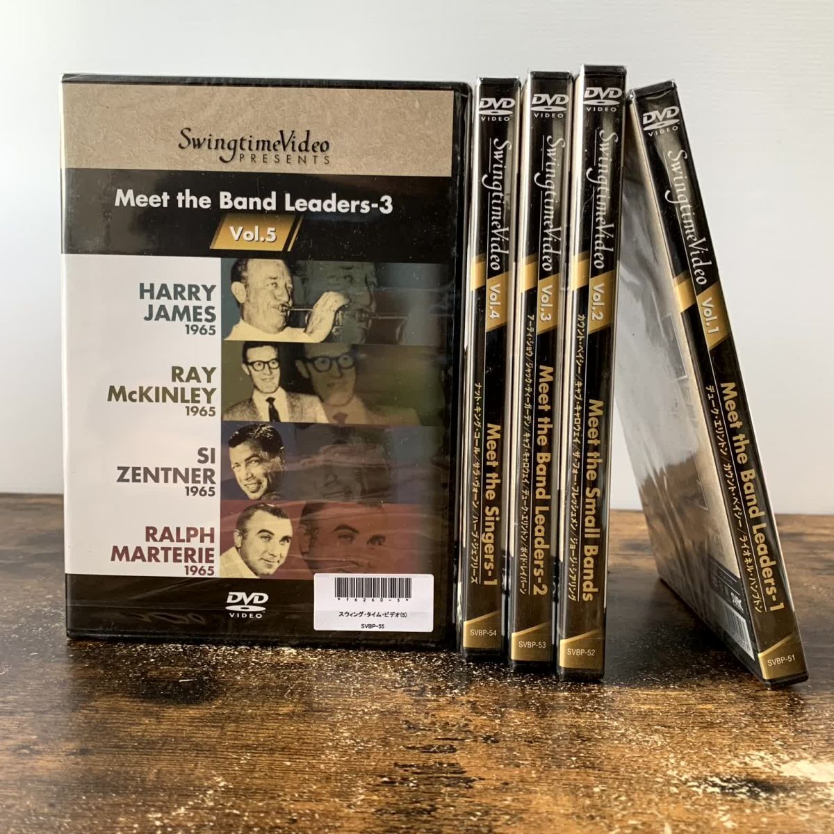【未開封】5巻セット DVD Swingtime Video Vol.1~5 Meet the Band Leaders 1~3 / Meet the Small Bands / Meet the Singers-1 管理a28拍卖