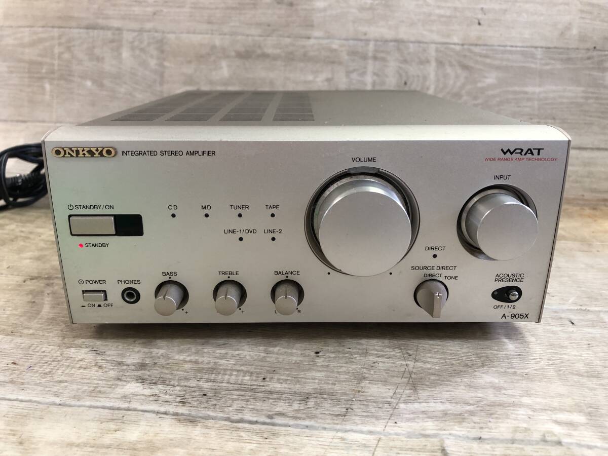 B-1165 ONKYO A-905X プリメインアンプ オンキョー オーディオ機器拍卖