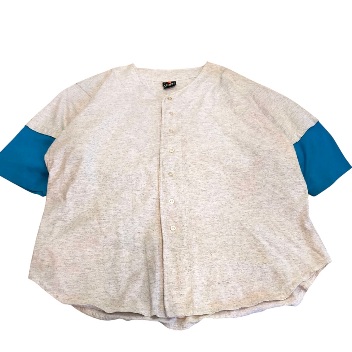 古着 signal sports ベースボールシャツ カットソー レイヤード アメリカ製 90s拍卖