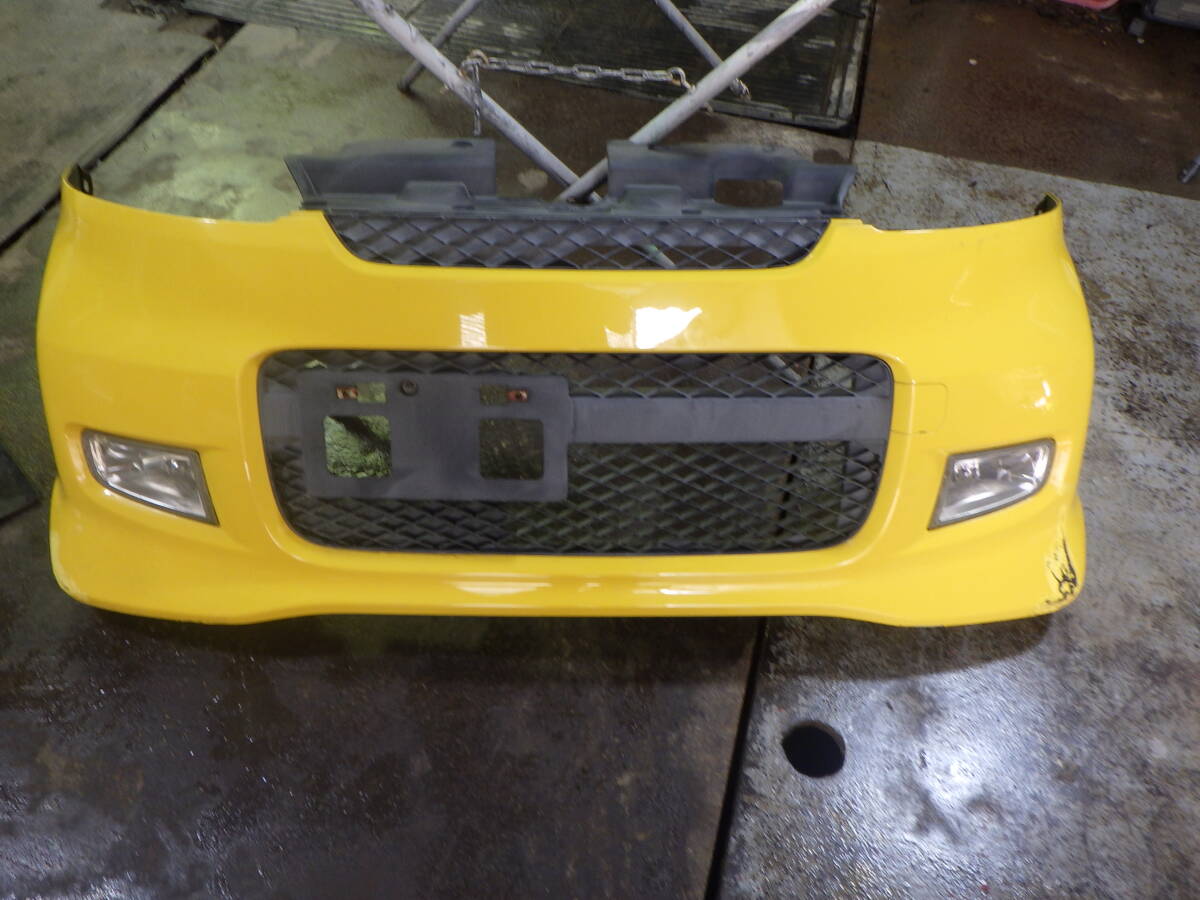 関00081 即決! JB7 ライフ Y56 黄色 フロントバンパー 71103-SFA-Z011 現車 部品取り車拍卖