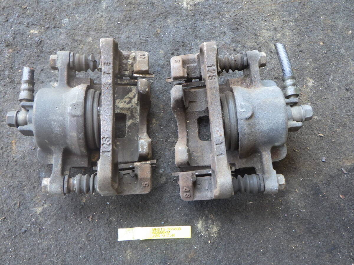 杉B6 即決! MH21S ワゴンR ブレーキキャリパー拍卖