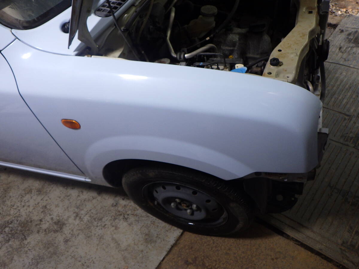関00035 即決! HE21S ラパン ZCN 水色 右フェンダー 現車 部品取り車拍卖