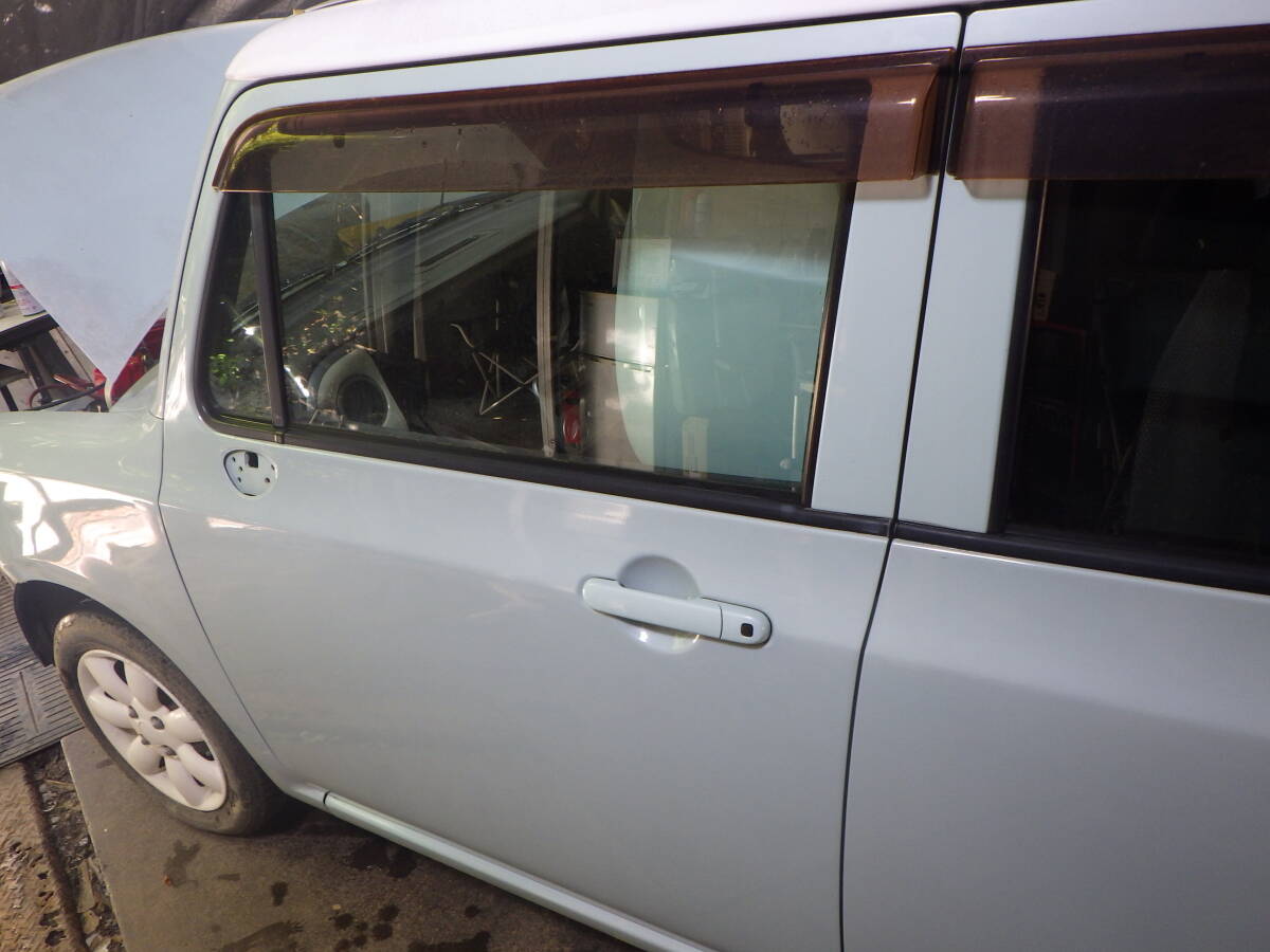 関00089 即決! HE22S ラパン FJZ 水色 左フロントドア 助手席ドア 現車 部品取り車拍卖